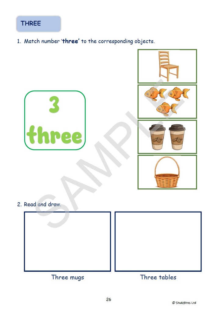 Little Minds Maths Workbook - Preprimary