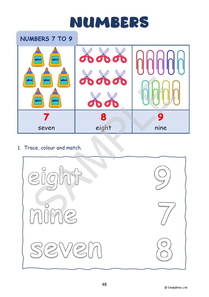 Little Minds Maths Workbook - Preprimary