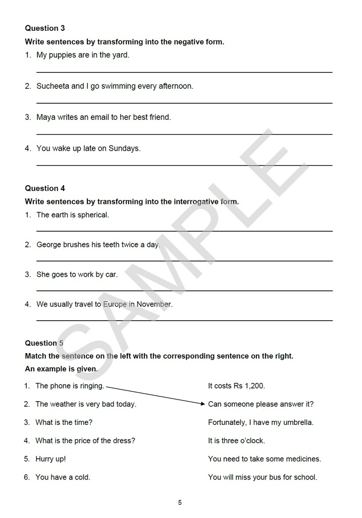 Intensive Practice Grade 6 English Workbook
