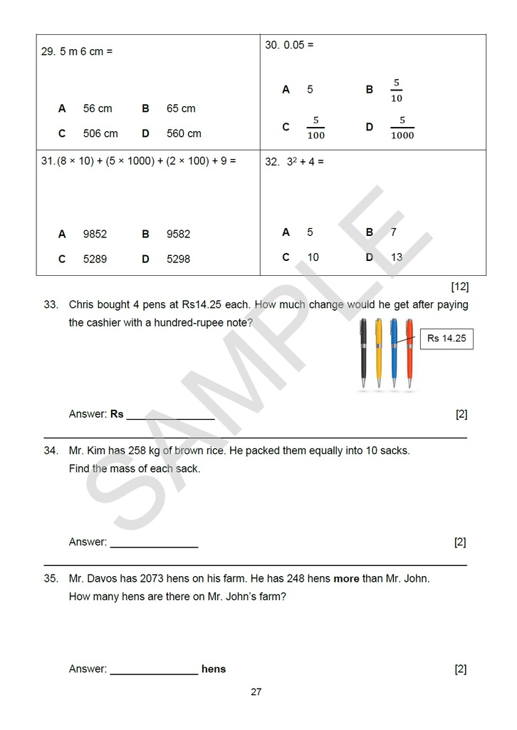 Set to Success Grade 5 - Math Eng & Fr