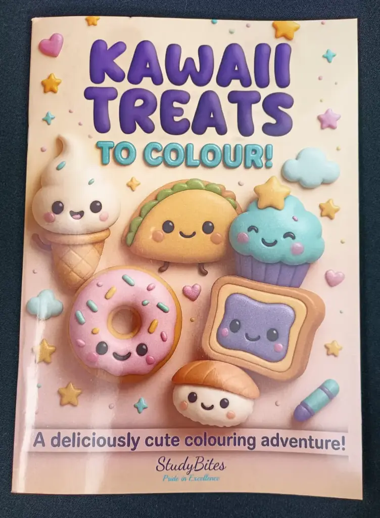 Kawaii Treats to Colour - Colouring Book